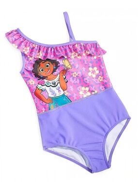 Disney | Dreamwave Little Girls Encanto Mirabel One-Piece Swimsuit | Size 4